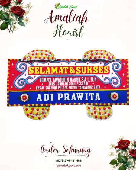 Papan Bunga Ucapan Selamat Wanasigra